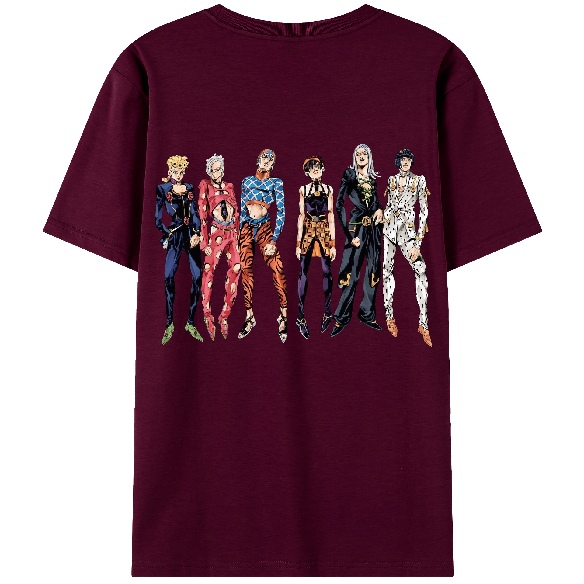 （画像用） ジョジョの奇妙な冒険 JoJo's Bizarre Adventure レディース半袖Tシャツ(バックプリント)